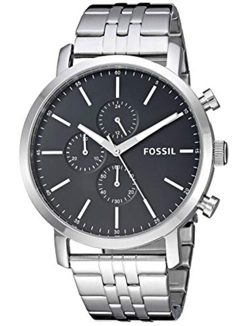 Fossil Men's Luther Stainless Steel Dress Quartz Watch
