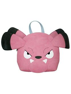 Women's Snubbull Head Mini Backpack (Pink Multi, One Size)