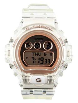 Ladies' Casio G-Shock S-Series Rose Gold Transparent Resin Watch GMDS6900SR-7