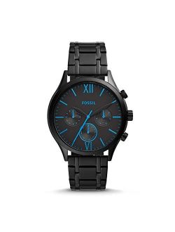 Fenmore Midsize Multifunction Black Stainless Steel Watch BQ2405