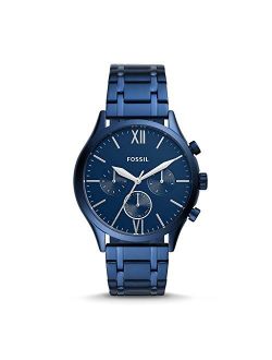 Fenmore Midsize Multifunction Navy Stainless Steel Watch BQ2403