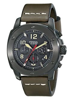 Men's FS5000 Modern Machine Chronograph Leather Watch - Olive