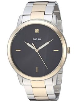 Men's The Minimalist 3H Quartz Watch with Stainless-Steel Strap, Two Tone, 22 (Model: FS5458)