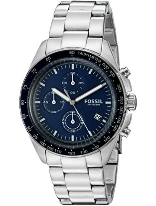 Fossil Men's CH3030 Sport 54 Analog Quartz Chronograph Stainless Steel Watch