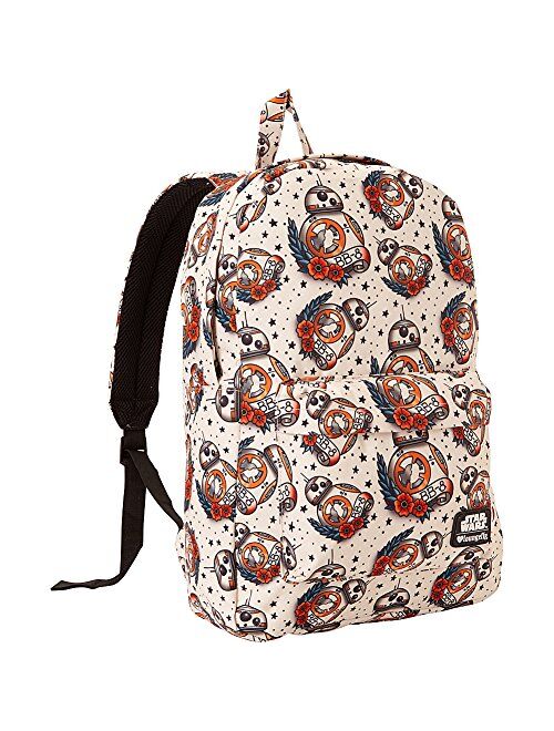 Loungefly The Force Awakens BB-8 Tattoo Backpack (Tan/Multi)