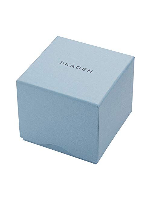 Skagen Men's Stainless Steel Quartz Watch with Nylon Strap, Green, 20 (Model: SKW6681)