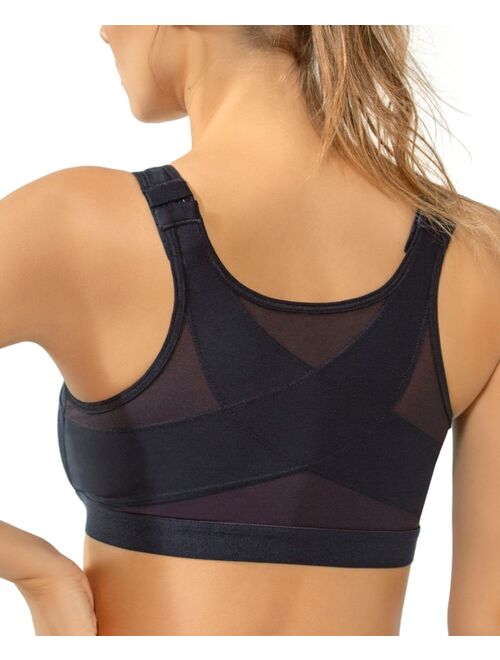 Leonisa Front Closure, Back Support Posture Corrector Bra 011473, Created for Macy's