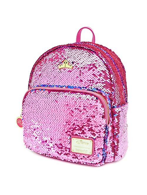 Loungefly x Disney Sleeping Beauty Sequined Mini Backpack
