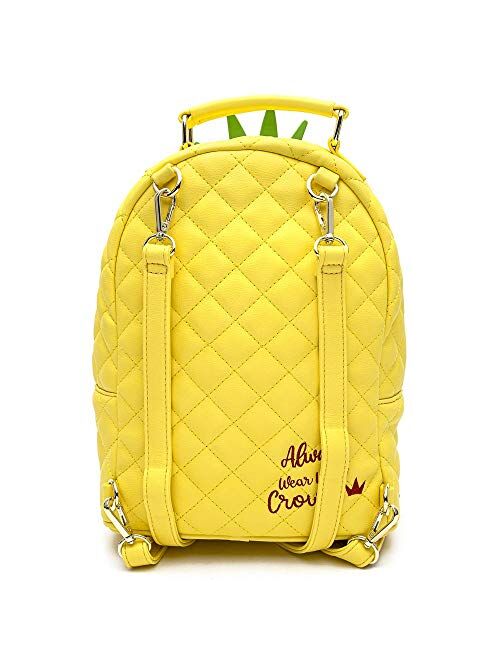 Loungefly Pool Party Pineapple Theme Faux Leather Mini Backpack