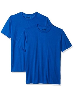 Men's Moisture Wicking Quick Dry Polyester Performance T-Shirt, 2-Pack