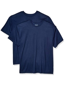 Men's Moisture Wicking Quick Dry Polyester Performance T-Shirt, 2-Pack