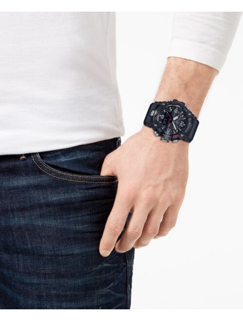 Casio Men's Analog-Digital Connected Mudmaster Black Resin Strap Watch 53.1mm