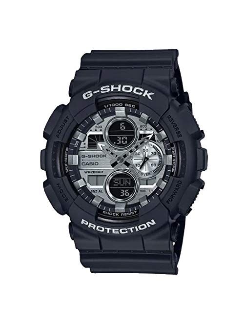 Casio GA140GM-1A1 G-Shock Analog-Digital Gunmetal Dial Black Rubber Strap Mens Watch