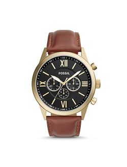 Flynn Chronograph Brown Leather Watch BQ2261