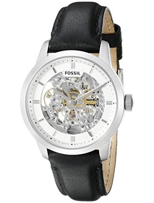 Fossil Men's ME3085 Townsman Automatic Leather Watch - Black