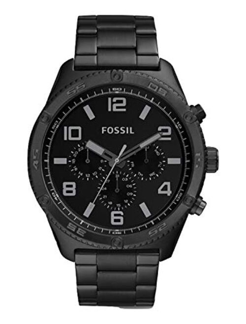 Fossil Brox Multifunction Black Stainless Steel Watch BQ2532