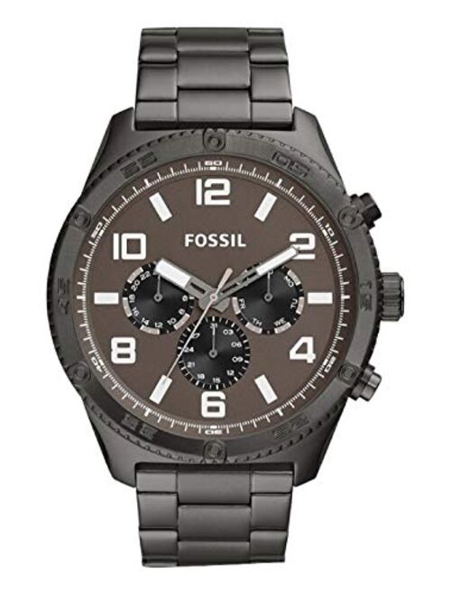 Fossil Brox Multifunction Smoke Stainless Steel Watch BQ2533