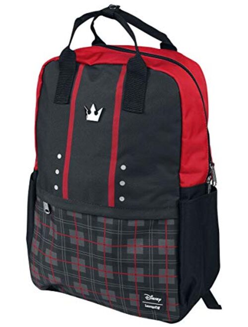 Loungefly Kingdom Hearts Sora AOP Square Nylon Backpack