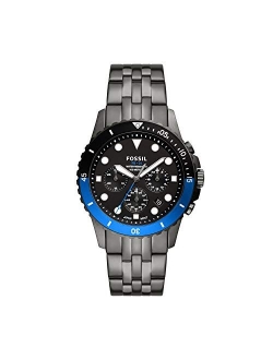Men's FB-01 Stainless Steel Dive-Inspired Casual Quartz Chronograph Watch