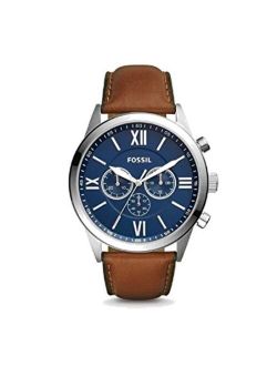 Flynn Chronograph Brown Leather Watch BQ2125