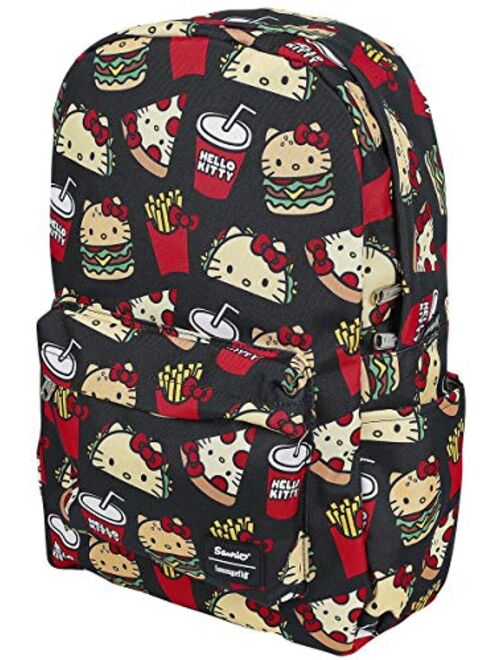 Loungefly X Sanrio Hello Kitty Snacks AOP Nylon Backpack