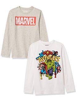 Boys' Disney Star Wars Marvel 2-Pack Long-Sleeve T-Shirt Tops