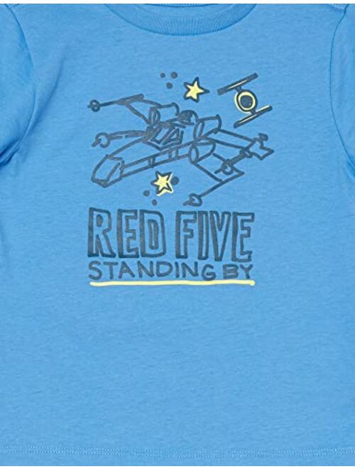 Amazon Essentials Boys' Disney Star Wars Marvel Short-Sleeve T-Shirts