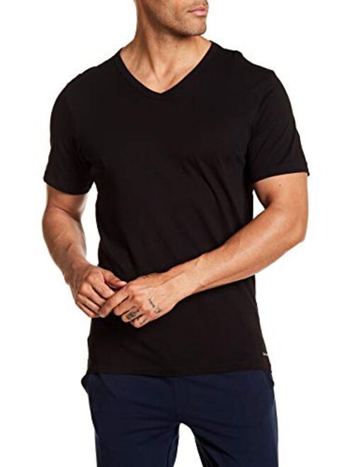 Calvin Klein Men`s Slim Fit V-Neck T-Shirts, 3-Pack