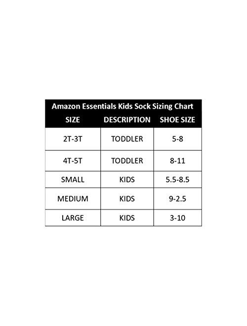 Amazon Essentials Boys' Cotton Crew Gym Socks