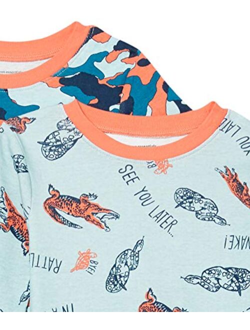 Amazon Essentials Boys' Snug-fit Cotton Pajamas Sleepwear Sets