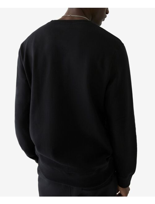 True Religion Men's Box Foil Horseshoe Logo Pullover Sweatshirt