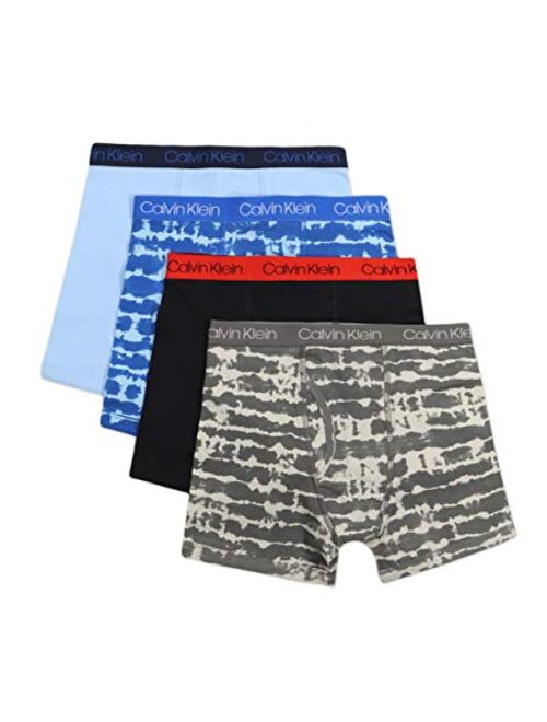 Calvin Klein Boys Underwear 4 Pack Boxer Briefs Value Pack