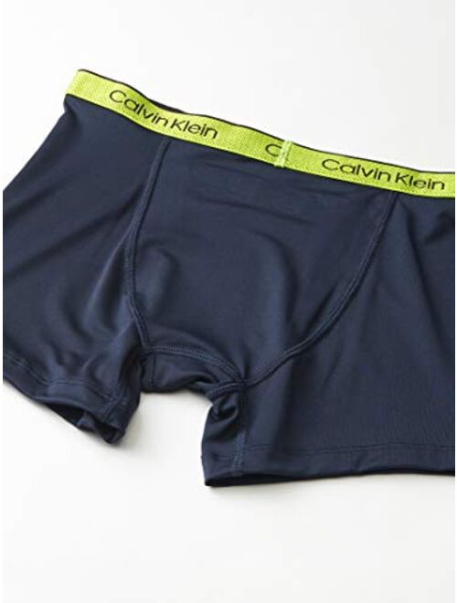 Calvin Klein Boys' Kids Performance Boxer Brief Underwear, Multipack