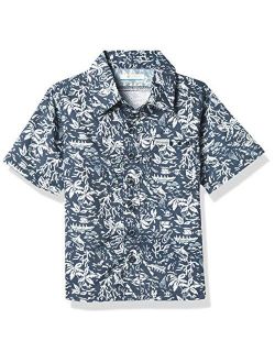 Boys' Slack Tide Short Sleeve Camp Shirt