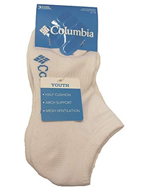 Columbia Boys' Athletic No Show (Pack of 3)