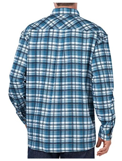 Dickies Men's Flame-Resistant Long Sleeve Plaid Shirt