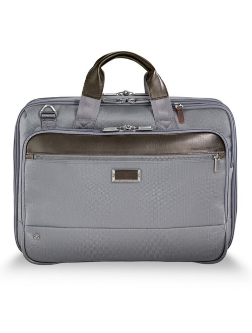 Men's Nylon Solid Work Medium Briefcase and Laptop Bag