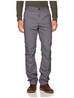 Men's Rugged Flex Straight Fit Canvas 5-Pocket Tapered Work Pant