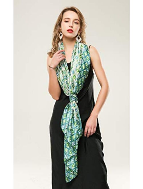 Chiffon Scarf For Women Lightweight Satin Scarfs Long Silky Sheer Scarves Wraps And Shawls For Fashion Dress
