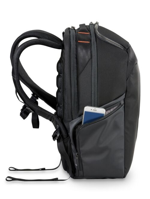 ZDX Men's Nylon Solid Adjustable Cargo Backpack