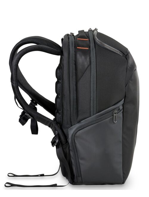 ZDX Men's Nylon Solid Adjustable Cargo Backpack