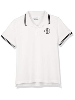 Unisex Kids Short Sleeve Performance Polo Shirt for Boys and Girls 4-12 Years