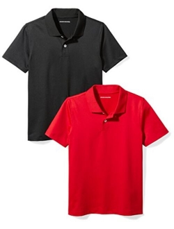 Boys' Active Performance Polo Shirts