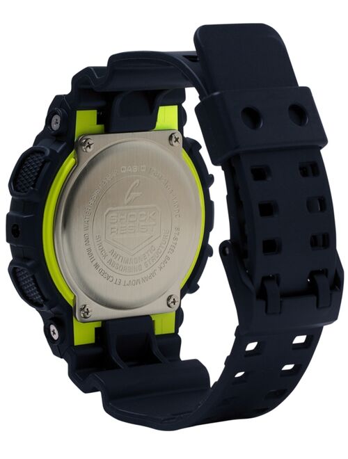 Casio Men's Analog-Digital Black Resin Strap Watch 51.2mm GA140DC-1A
