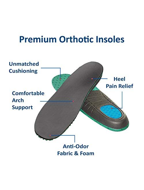 Orthofeet Proven Heel and Foot Pain Relief Shoes. Extended Widths. Best Orthopedic Bunions Arch Support Closed Toe Women's Sandals Verona