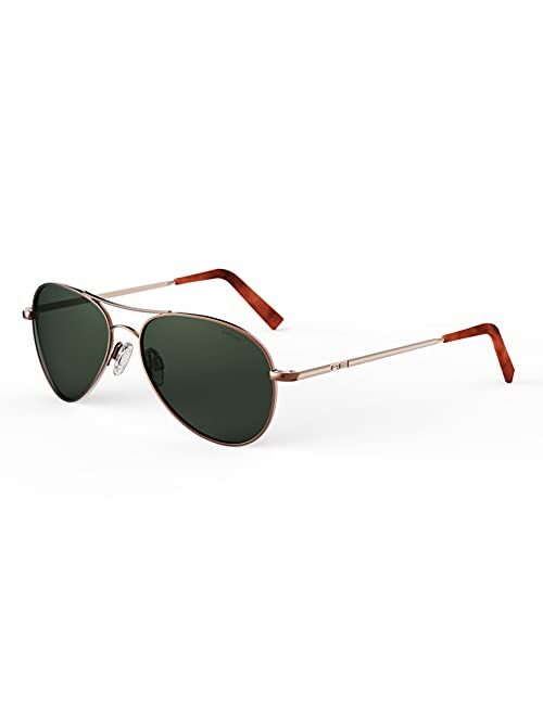 Randolph USA | Amelia Aviator Authentic Sunglasses for Women Non-Polarized 100% UV
