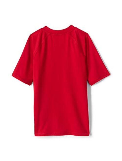 Lands' End Kids Short Sleeve UPF 50 Sun Protection Rash Guard