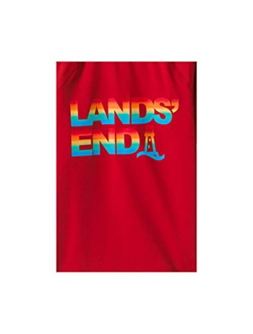 Lands' End Kids Short Sleeve UPF 50 Sun Protection Rash Guard