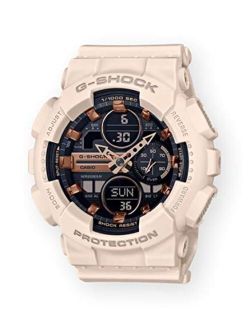 G-Shock Blush and Rose Gold-Tone Analog Digital Resin Strap Watch GMAS140M-4A