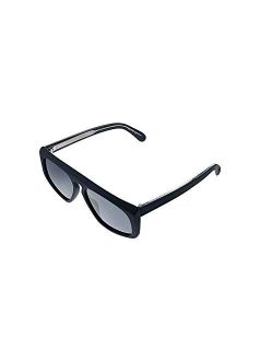 GV7125/S 003 Matte Black GV7125/S Rectangle Sunglasses Lens Category 3